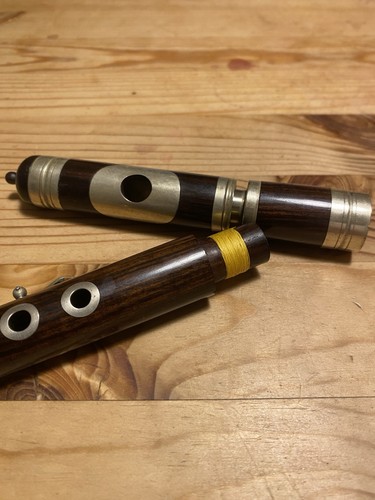 Piccolo flute wooden - wooden,, keys