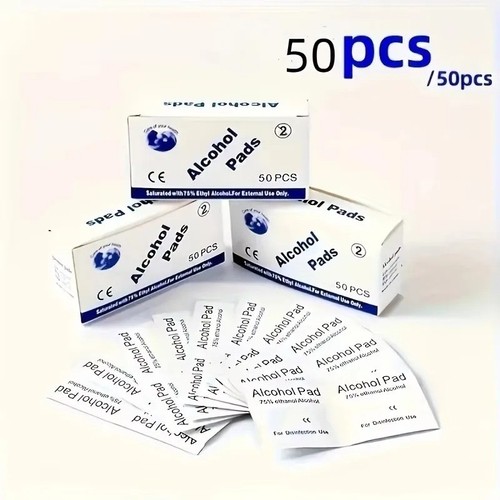 50pcs alcohol wipes - 75%,