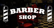 Barber Shop vinyl sticker