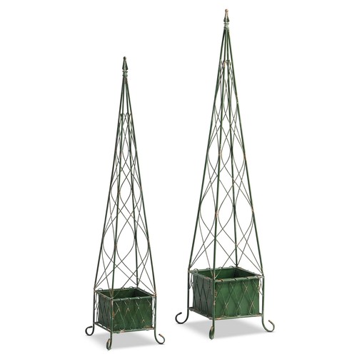 Distressed square garden - square,