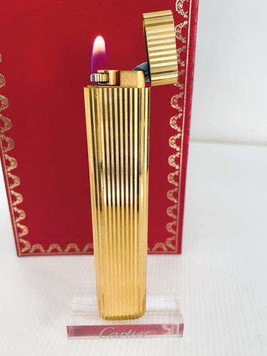 Cartier table lighter gold - cartier,