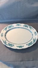 Booths Staffordshire Dragon Meat Platter 14” in Green/Turquoise Vintage c1920’s