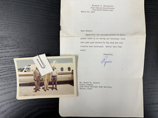 Vintage 1969 Letter and 1968 Photos Ramsing Sluyter Louisiana Offshore Petroleum