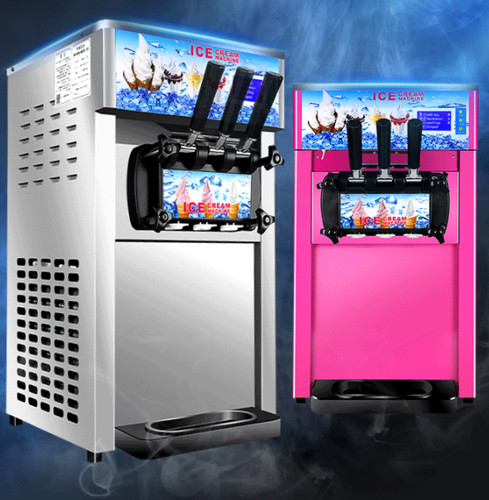 Soft ice cream maker - ice,