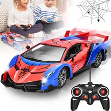 Remote Control Cars Spider Toys 4WD Sports Racing Drift RC Car with LED Light