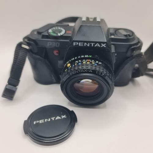 Pentax p30 35mm film - pentax,