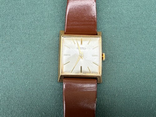 Roamer watch gold square - roamer,