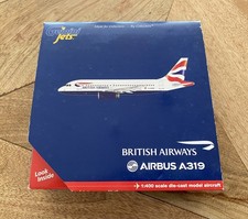 RARE Gemini Jets British Airways Airbus A319 1:400 Scale GJBAW1403  G-EUPB