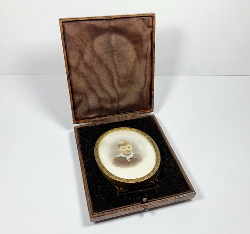Antique leather cased - leather,