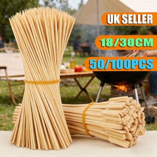100pcs bamboo skewers bbq - bamboo,