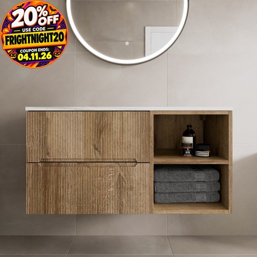 1000mm bathroom vanity unit - bathroom,