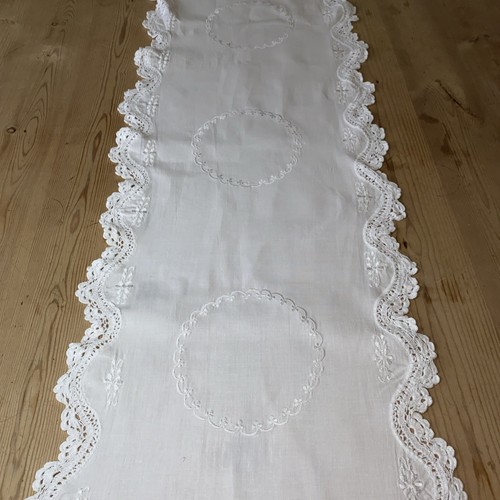 Large vintage lace edged - vintage,