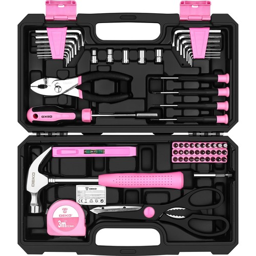 Pink tool kit - pink,