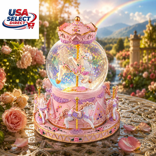 Magical unicorn snow globe - magical,