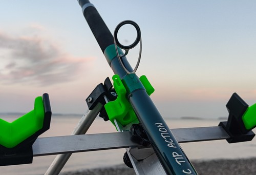 Fishing rod rest for - rest, tripod