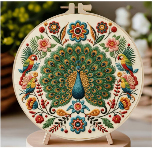 Embroidery hoop kit - kit, 20cm/7.87"