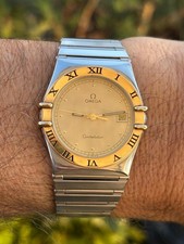 Omega Constellation Manhattan Watch Men’s Amazing Condition 18K Bezel 