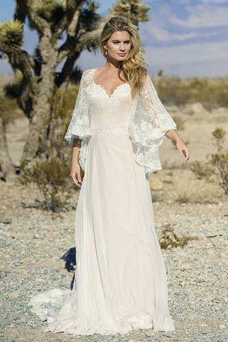 Ivory and bridal lace cape - ivory, co