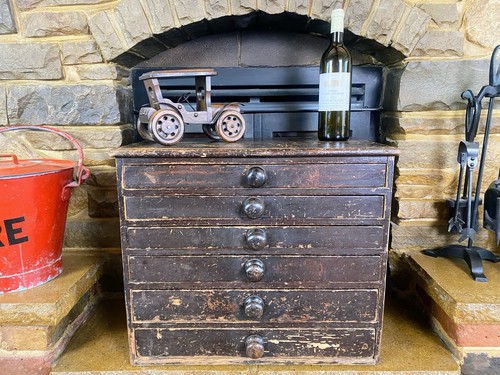Bank drawers apothecary - of, drawers,