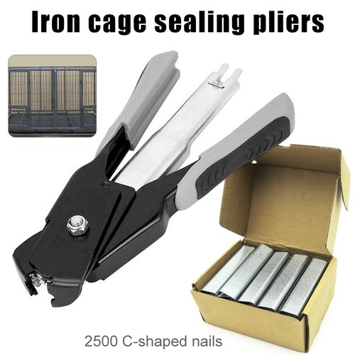 Hog ring pliers 2500 pcs - ring,