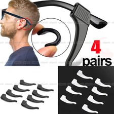 4Pair Glasses Ear Hooks Anti Slip Tip Eyeglasses Grip Temple Holder Accessories