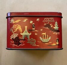 Vintage Tin Tea Caddy -