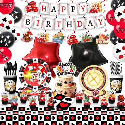Casino birthday decorations - birthday,
