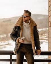 Men's Brown B3 Flying Aviator