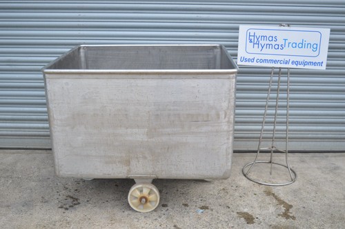 Stainless steel tote bin - stainless,
