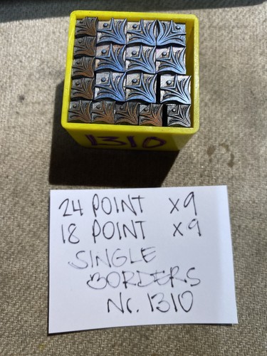 Point letterpress nr - /, 18