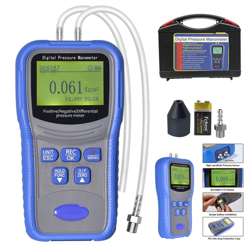 Digital manometer hvac gas - digital,