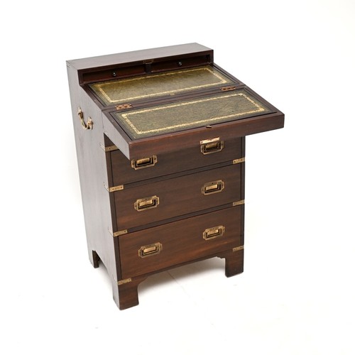 Antique mahogany military - antique,