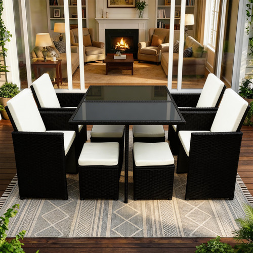Seater rattan garden - 8,