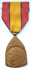 WWI WW1 Belgium Commemorative Medal Of The Great War 