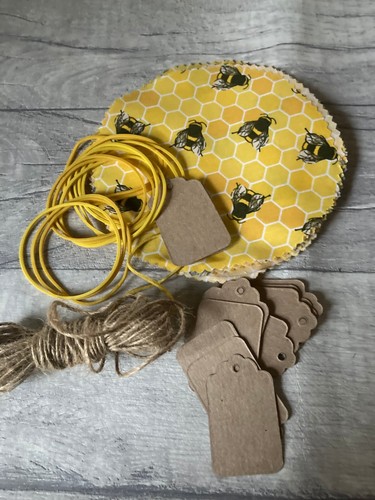 Jam jar covers - covers, fabric