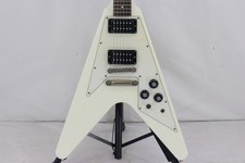 Greco FV-600 White 2.95kg Electric Guitar W/Gig Bag Used Shipping From Japan