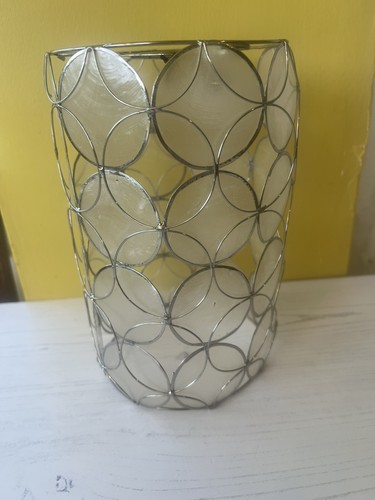 Capiz shell pendant - capiz,