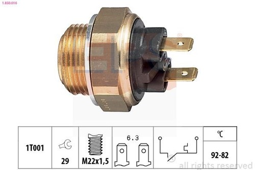 Fits eps 850 016 temperature - 1.850.016,