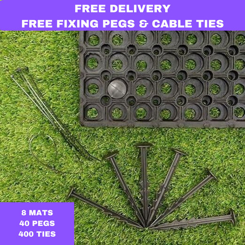 Rubber grass mats - rubber,