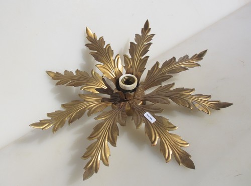 Vintage iron ceiling light - iron,