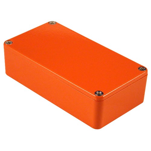 Hammond aluminium stomp box - aluminium,