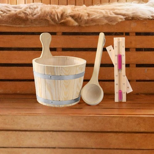 Wooden sauna bucket water - wooden,