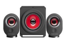 Mars Gaming MSX, 5 Multimedia Modes, 35W PC Speakers, 2.1 Subwoofer - Black