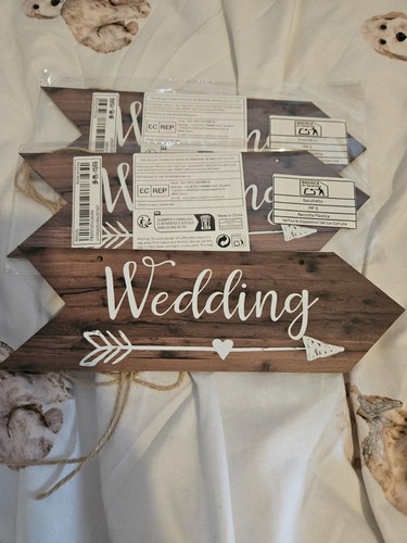 Wedding arrow wooden sign - arrow,