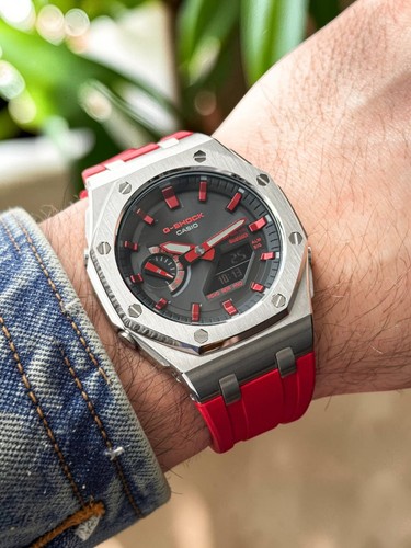 Custom casio shock - g-shock, ga-b2100