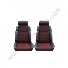 Seat Covers Semi Leather Quartet Red Peugeot 205 GTI CTI 1.9 Trim