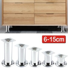 4Pcs Metal Furniture Legs Feet Replacement Table Bed Sofa Cabinet Chair