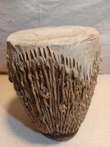 African hand drum goat skin - african,