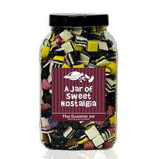 Liquorice Allsorts Sweets Jars - Personalised Retro Sweet Gift Jars In 4 sizes!