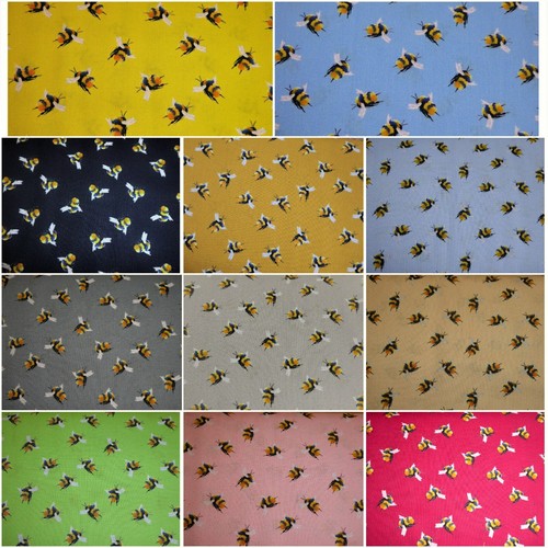 Bumblebee bee fabric - bumblebee, cotton